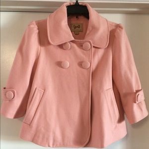 Forever 21 light pink wool pea coat