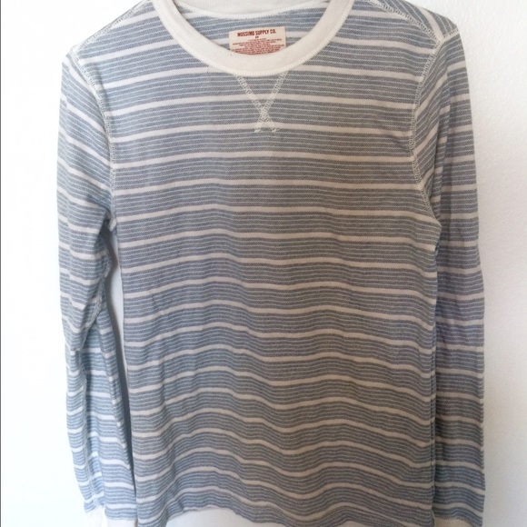 Merona Striped Long-Sleeve Shirt