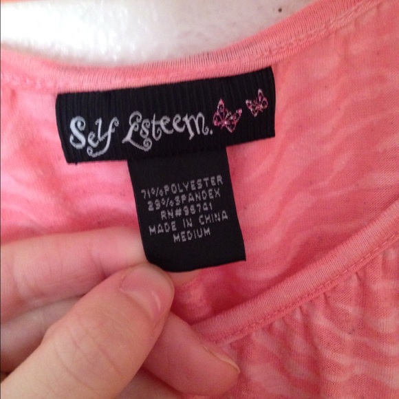Pink zebra top - Picture 2 of 2