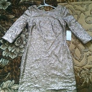 Bronze and Gold Party Dress