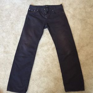 Men's black label Hugo boss navy pants