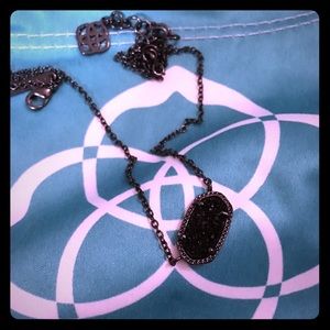 Kendra Scott Elisa black drusy