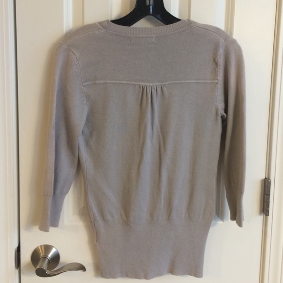 NWT Sequin trimmed cardigan sz med - Picture 3 of 3