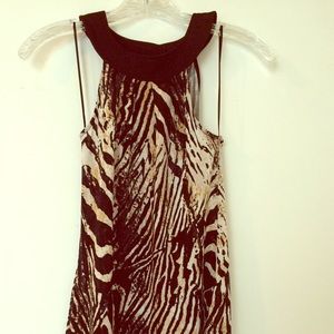 Guess animal print top