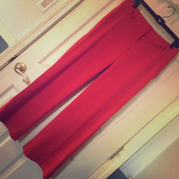 Limited holiday red Cassidy fit dress pants