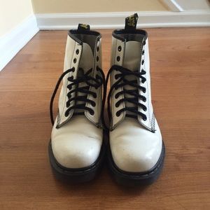 White Doc Martens Boots