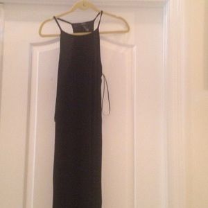 Forever 21 ribbed side slit maxi dress