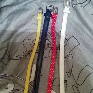 Set of four belts ;-)