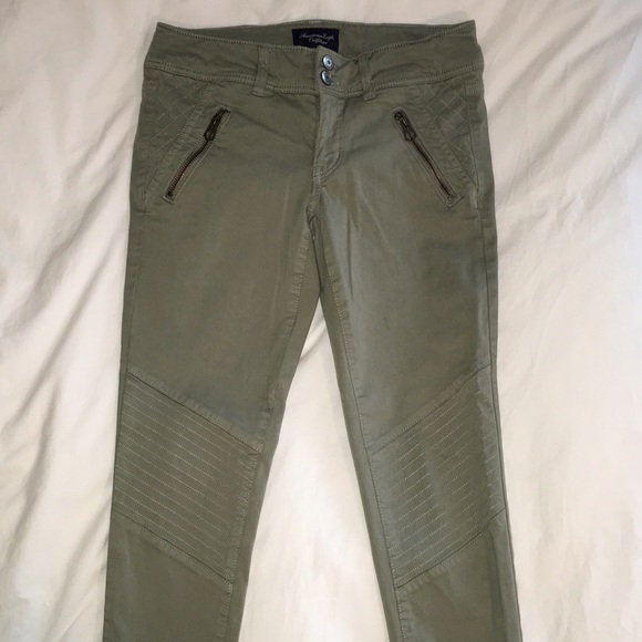 American Eagle Army Green Jeans