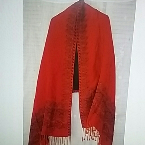 Reversible  Color  Scarf/Pashmina - Picture 4 of 4