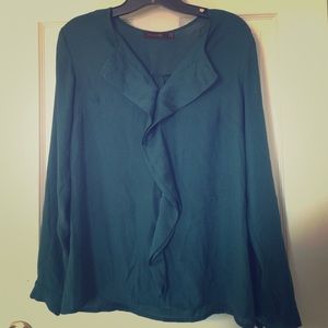 Hunter green limited blouse