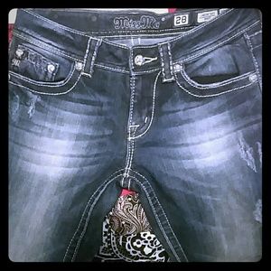 Size 28 Miss Me jeans