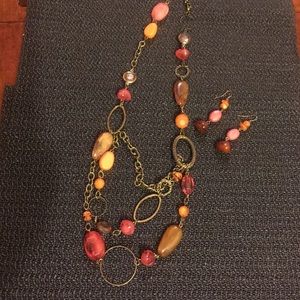 Necklace/earring combo