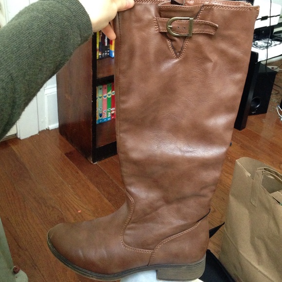 White Mountain Pepper Faux Leather Knee High Boot