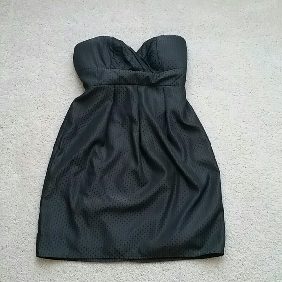 Grey Strapless Dress
