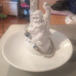 White Buddha jewelry holder