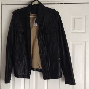 Men's motorcycle jacket.