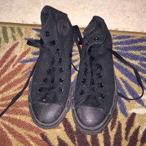 All black converse