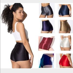 American apparel disco shorts