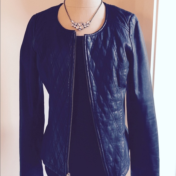 Hinge 100% leather jacket