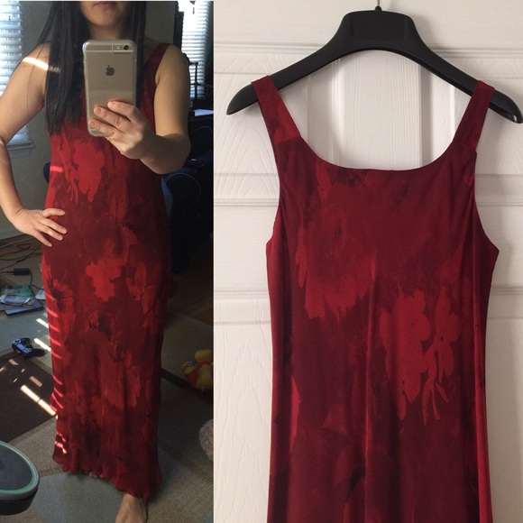 Asymmetrical hem maxi dress