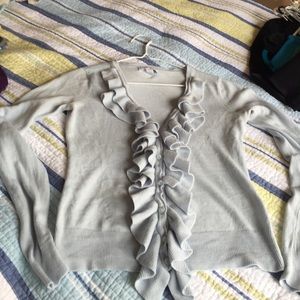 NY&co powder blue cardigan xs