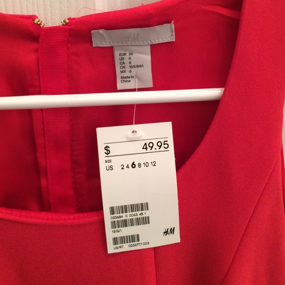 H&M red dress - Picture 2 of 3