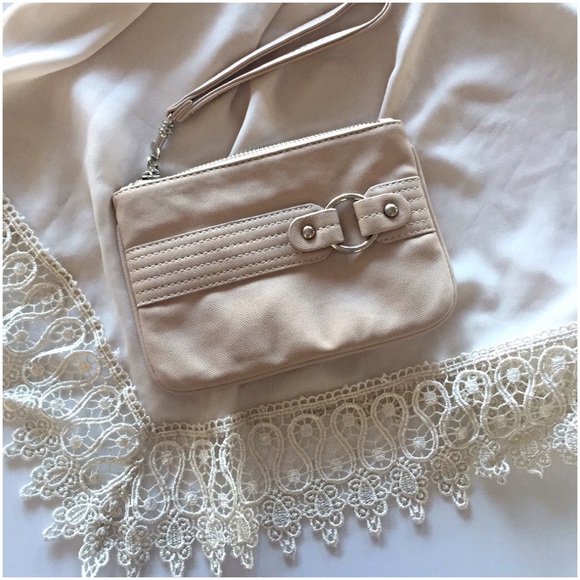 Express nude wristlet