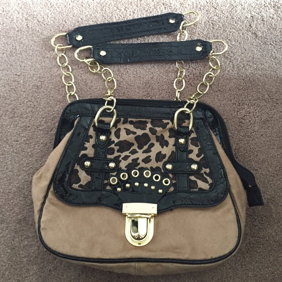Leopard print handbag! NWOT!