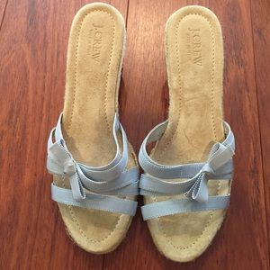 J. Crew espadrille wedge