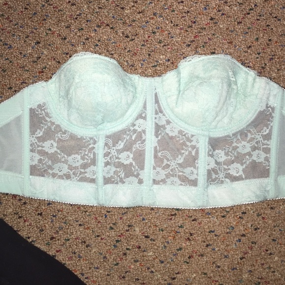 Turquoise Lace Bralette - Picture 1 of 2
