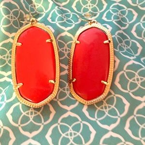 Kendra Scott Danielle red with gold
