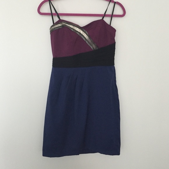 Royal Blue and Purple semi/formal dress
