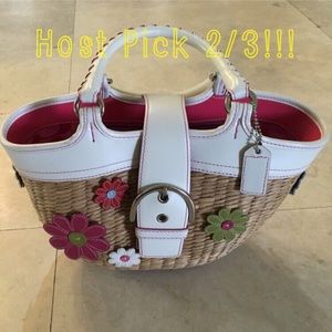 🌟HP🌟 Vintage Coach basket purse *RARE*