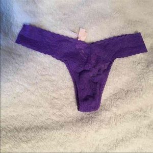Purple Victorias Secret thong
