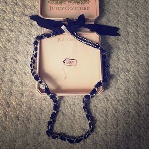 Juicy Couture Navy Blue Necklace