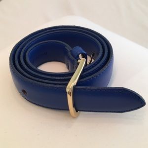 American Apparel Royal Blue Leather Belt