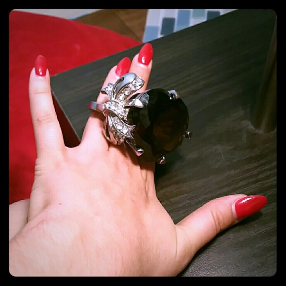 Juicy Couture Accessories - Large Juicy ring keychain