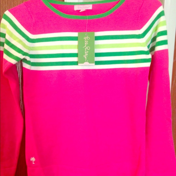 Lilly Pulitzer sweater // sold locally