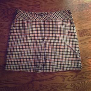 Ann Taylor plaid skirt