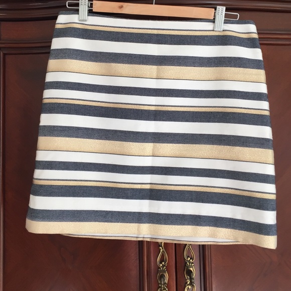 JCrew Striped Mini Skirt