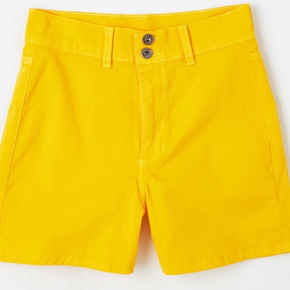 It's High Time short in yellow