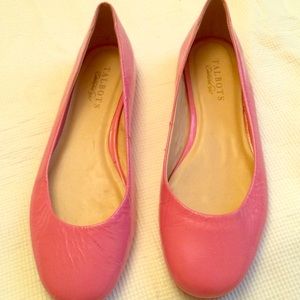 Girly pink Talbots size 7.5 flats