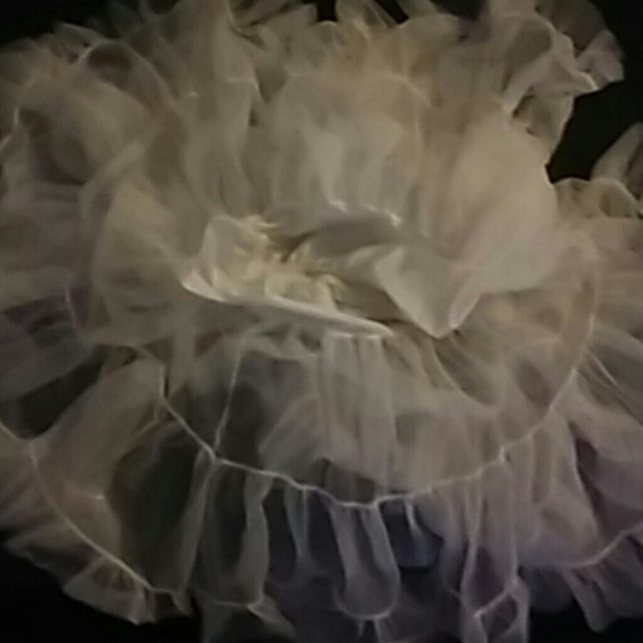 Ruffle underskirt for formal dress