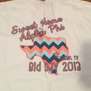 Large alpha phi tshirt