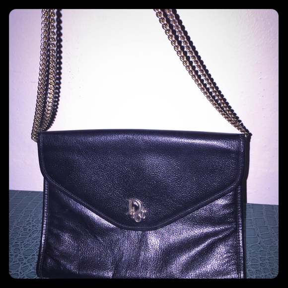 100%Authentic pre owned vintage Dior clutch