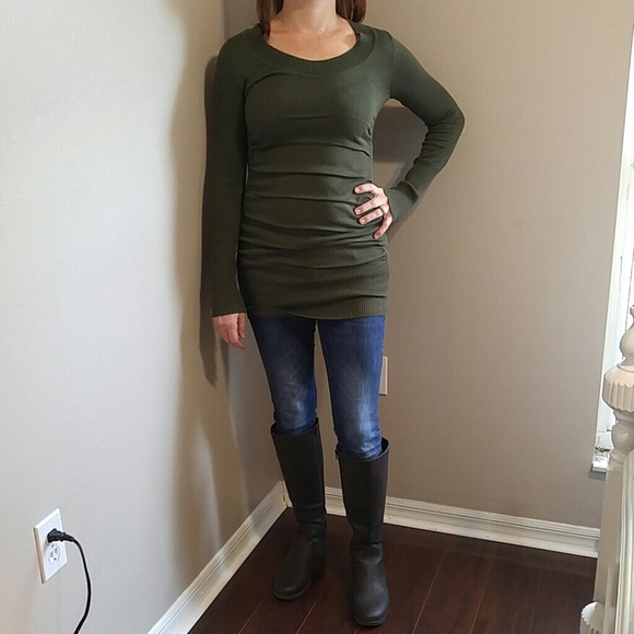 Freshman long sleeve tunic sweater