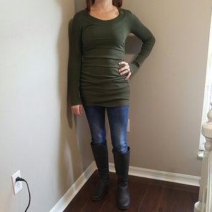 Freshman long sleeve tunic sweater