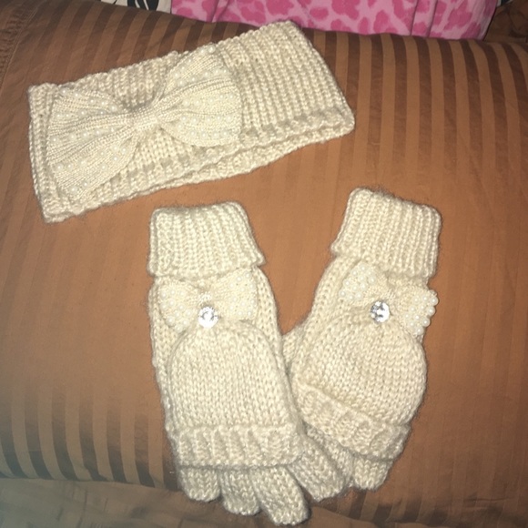 Bandeau and gloves set