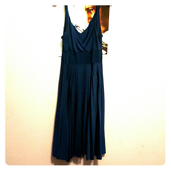 Navy blue dress